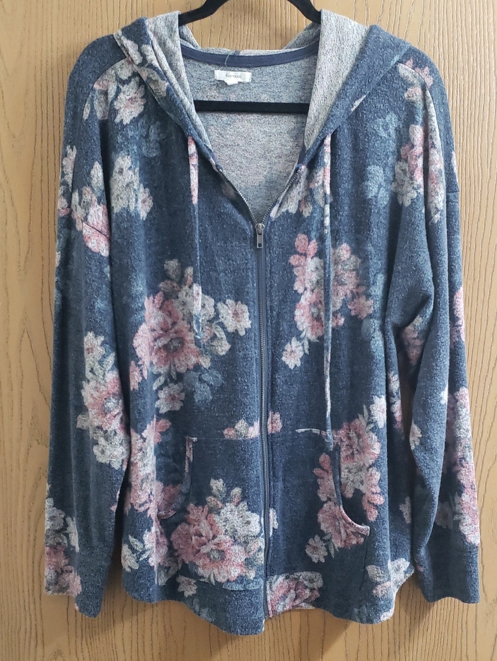 Maurices Heathered Floral Hoodie